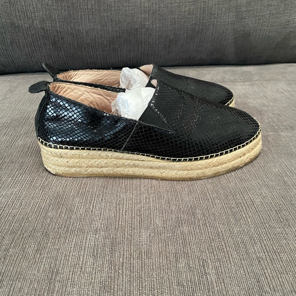 Black espadrilles